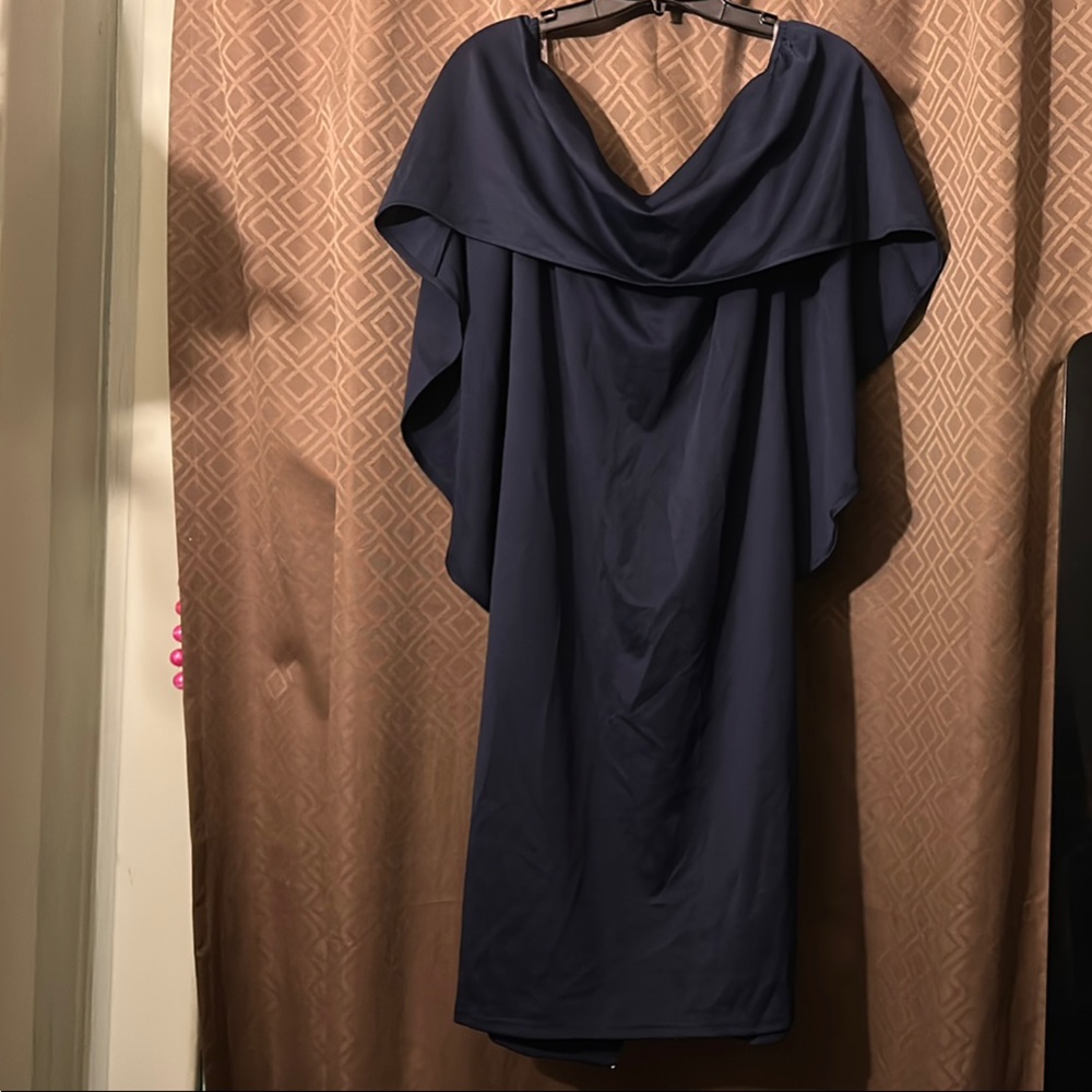 Elegant Navy Blue Dress